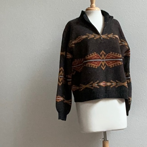 Pendleton Quarter Zip Merino Sweater - Picture 3 of 5